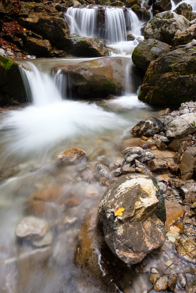 Wasserfall im Faltenbach bei Oberstdorf